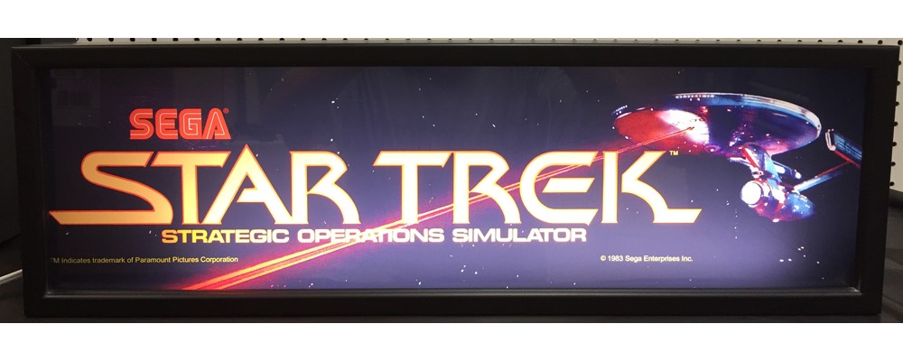 Star Trek Arcade Marquee - Lightbox - Sega